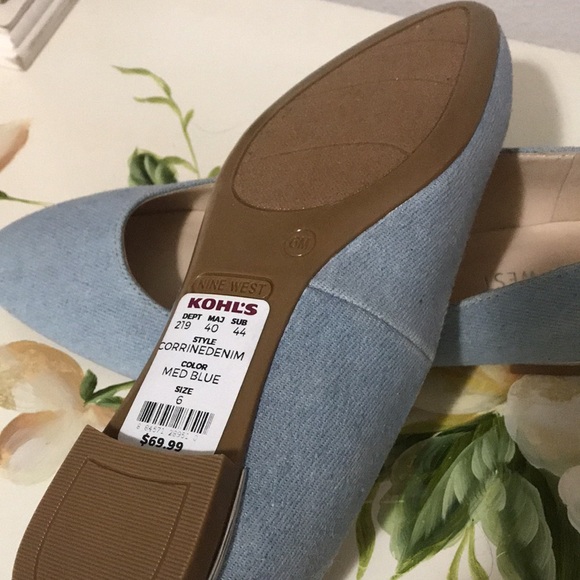 Nine West denim flats - Picture 3 of 4
